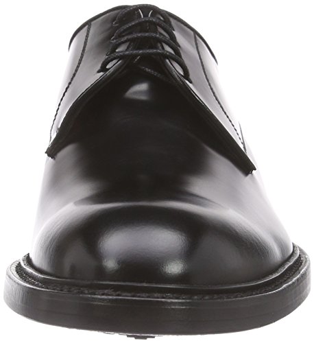 Lottusse L6710, Scarpe Stringate Derby Uomo, Nero