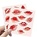 50PCS Sexy Red Lips Stickers for Adults,Waterproof Stickers Pack for Laptops Skateboards Water Bottles Bikes Guitar Motorcycle Helmet