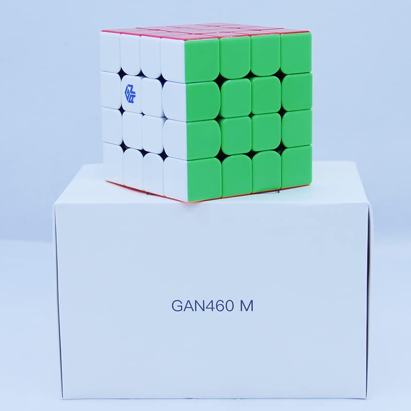 Bukefuno GAN 460 M 4x4 Cube Magnetic Puzzle Stickerless Gans 460M 4x4x4 Speed Puzzle