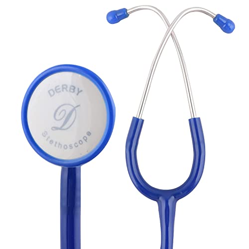 Image of Dr. Tech Classic II SS Stethoscope Heart Beat Monitoring Chest Piece Medical Instrument for Doctors, Nurses (Blue)
