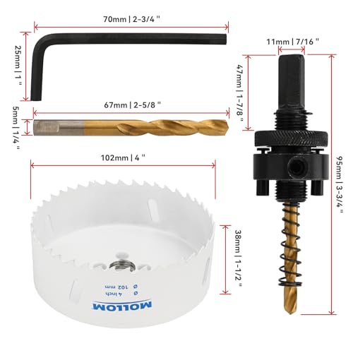 Mollom (102mm, White, 102mm | 4" - Image 2