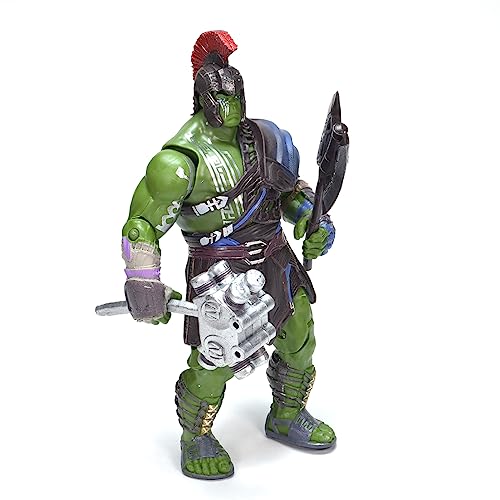 Image of Daiyamondo Premium Super Hero 20cm Height Action Figure- Unlease The Power of Highly Detailed Collectible with Dynamic Pose (Standing Angry Green Man)(20cm)