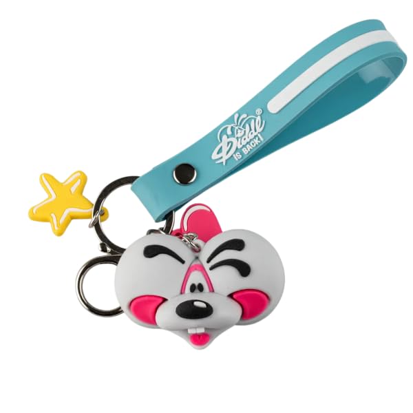 Diddl Figure Keychain, Yellow