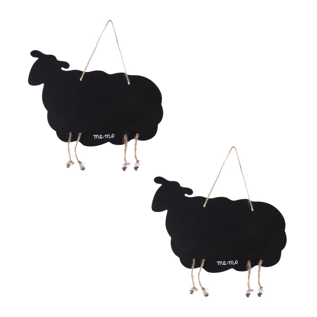 OSALADI 2Pcs Double Sided Blackboard Hanging Sheep Message Board for Home Decor Mini Chalkboard Sign for Crafts Wedding Signs Garden Decoration