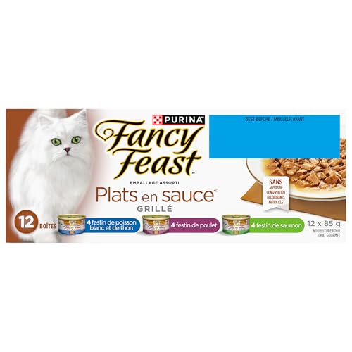 Fancy Feast Wet Cat Food, Gravy Lovers Variety Pack 85 g Cans (12 Pack) image 7