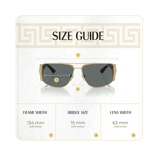 Versace VE2163 Rectangular Sunglasses For Men For Women +BUNDLE with ACCESSORY EYEWEAR KIT4