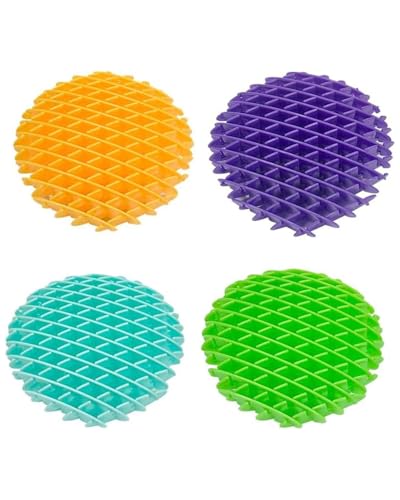 QLEUIFT 4 pcs Juguete Gusano Antiestres, Fidget Morph Worm, Efecto Luminoso, Juguete de Bolsillo Divertido, para Aliviar el Estrés, Color Aleatorio