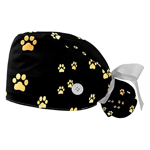 Chapeaux bouffants JDEZ ajustables pour retenir les cheveux longs au travail sans douleur