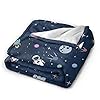 Space Astronaut Throw Blanket Soft Plush Flannel Blanket for Baby Girls Boys Space Themed Bedroom Decor Blankets for Couch, Sofa 40×50 Inch #2
