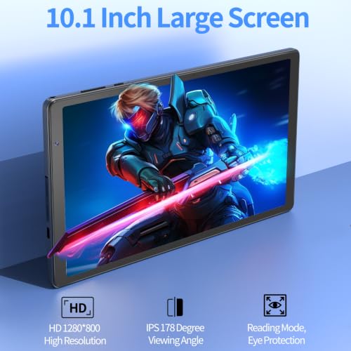 Image of Tablet Android 10 inch, 32GB+1TB Expandable,HD IPS Screen