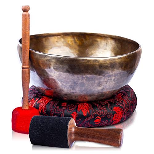 Großes tibetisches Klangschalen-Set – 22,9 cm Master Healing...