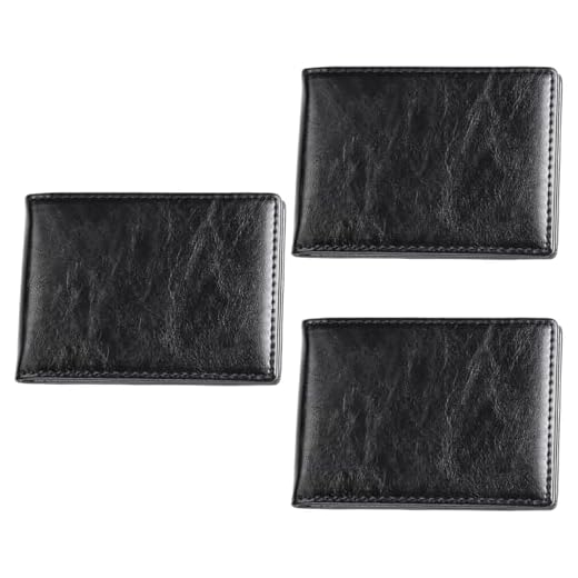 VILLCASE Funda De 3 Uds Cartera Sencilla Porta Documentos Cartera De Ocio Licencia De Conducir Porta Pasaporte