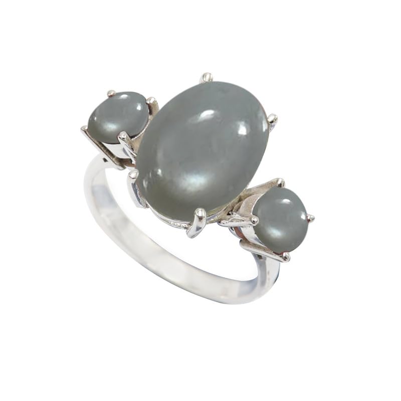 preziosa in Anello placcato argento uomo e donna tutte le taglie gioielli fatti a mano JSR-1119AA