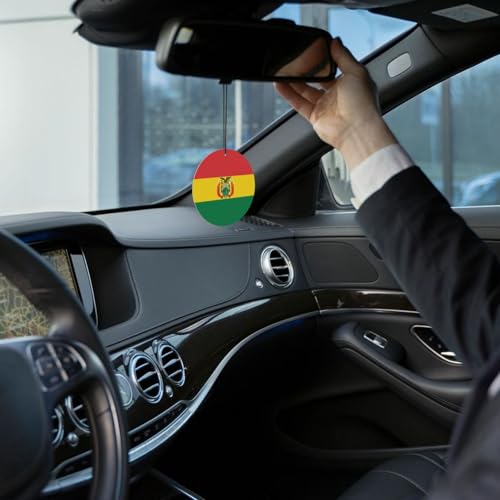 Hojas aromáticas para auto con bandera de Bolivia miniatura 7