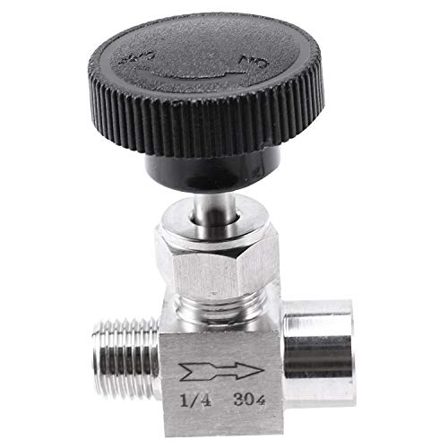 Válvula de aguja de acero inoxidable para regular el flujo de agua en grúas de lavado 5