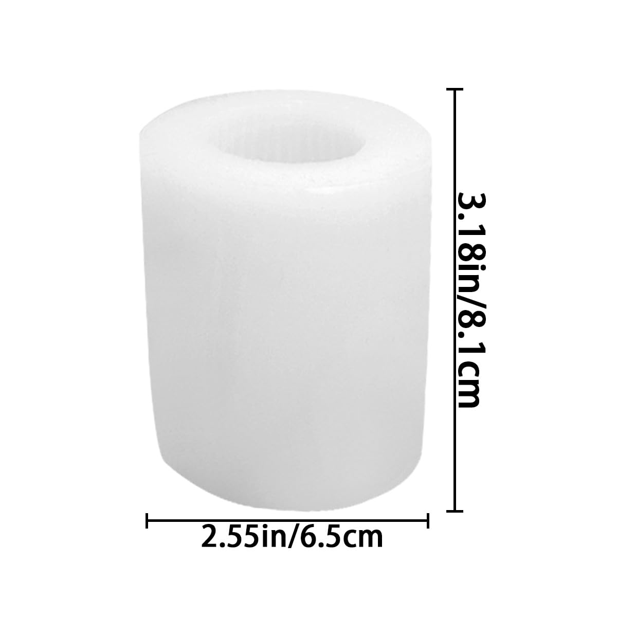 Molde de jabón en forma de magdalena, molde de silicona con forma de helado, molde de vela de cono de helado, molde de vela de cono de helado, molde de jabón de silicona 3D y vela para bricolaje,