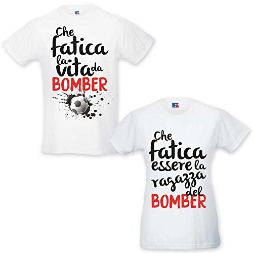 Coppia T Shirt Magliette You And Me Che Fatica la