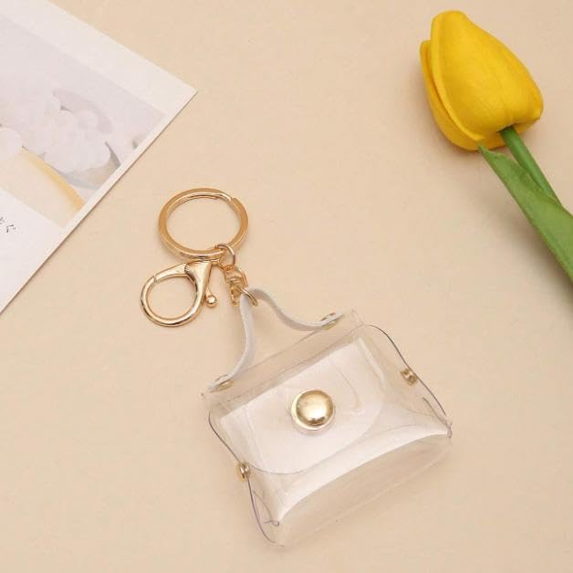 Amazon.co.jp: カバン型バッグチャーム クリアポーチ 55-57mm缶バッジ