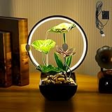 Design de débit d'eau : l'eau gargouillée ajoute de l'humidité à l'air intérieur, excellent pour se détendre après une dure journée de travail, se livrer au sommeil, se détendre du corps ou pratiquer le yoga