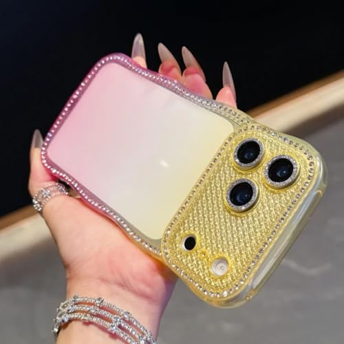 Coque iPhone 13 Pro Max transparente ondulée : fini les chutes avec ce design pailleté