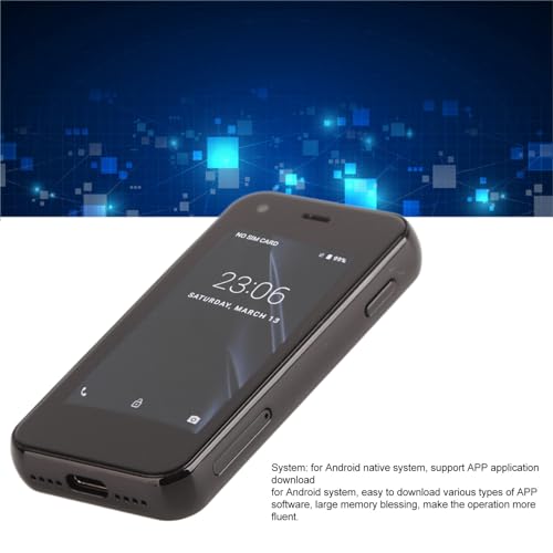 XS11 Mini-smartphone, 2,5-inch HD-scherm 3G Ontgrendelde Mobiele Telefoon voor Android 6, Dual Sim, 1GB/8GB, Dubbele Camera Zakelijke Back-uptelefoon, Lichtgewicht en Gemakkelijk Mee Te Nemen,(zwart) - Afbeelding 3