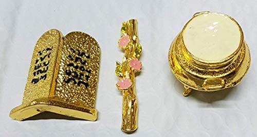 Arca de la Alianza  contenido  Aaron Rod/Manna buque y tablets (0,8 pulgadas) by Belén regalos TM