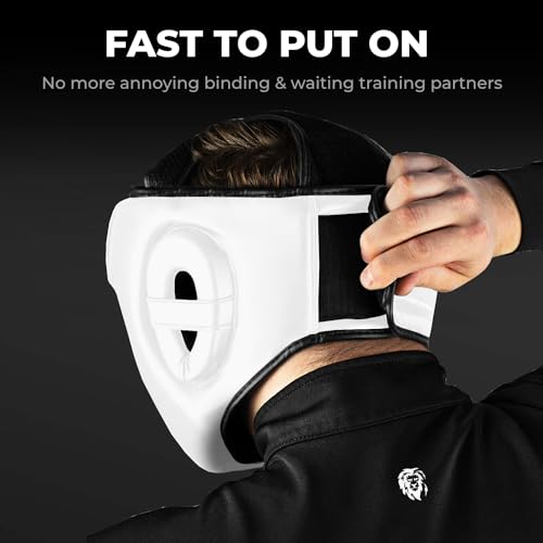 FIGHTR® Boxing Headgear with Best fit | Boxing Helmet Guard for Sparring | Adjustable Size for Box, MMA, Muay Thai, Kickboxing & Martial Art