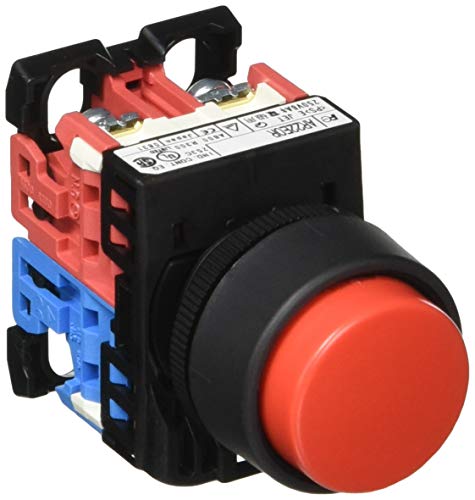 富士電機 φ22.3・25.5共用 押しボタンスイッチ 赤 AR22E0R-11R