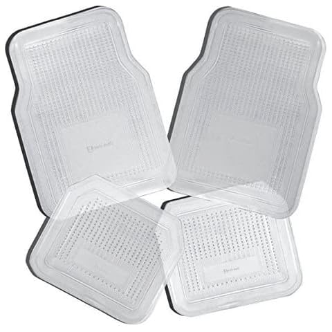 Zento Deals Car Floor Mat -Heavy Duty Weather Protection Mats (Clear) Cover