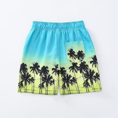 Boys Summer 𝐇awaiian Beach Shorts Cute Dinosaur Print Elastic Waist Jogger Short Pants Active Athletic Shorts2