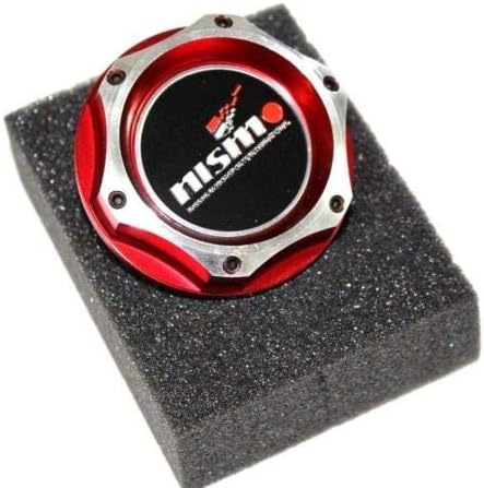 BRAND NEW NISMO JDM RED RACING BILLET ENGINE OIL CAP For Nissan