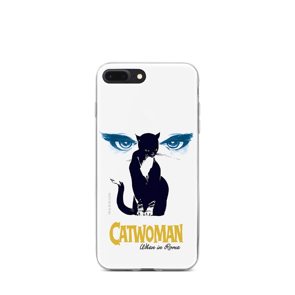 ERT GROUP Mobile Phone case for Apple iPhone 7 Plus/ 8 Plus Original and Officially Licensed DC Pattern Catwoman 007 optimally adapted to The Shape of The Mobile Phone, case Made of TPU
