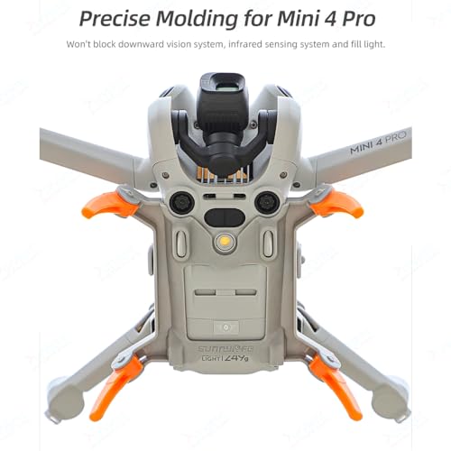 Image of com Foldable Spider Landing Gear for DJI Mini 4 Pro (Grey+Orange