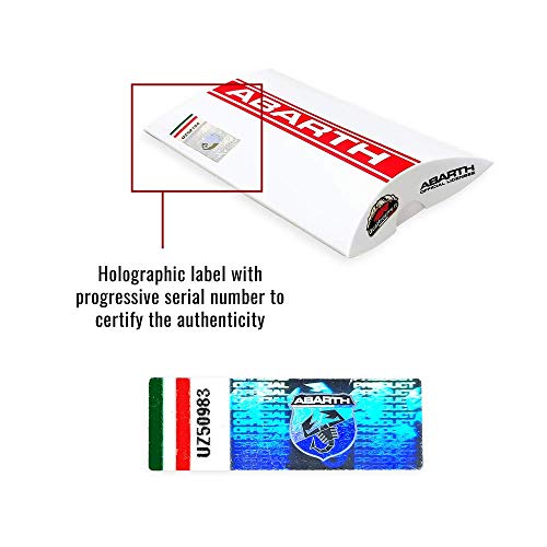 Abarth 21762 Sleutelhanger met officieel wapen van metaal, geel en rood, eenheidsmaat - Afbeelding 5