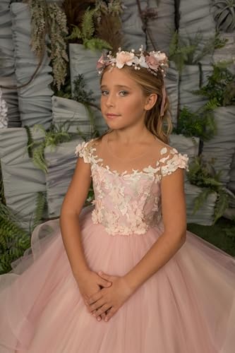 Tulle Flower Girl Dress Appliques - Ball Gown Dresses for Girls Flower Girl Dresses4