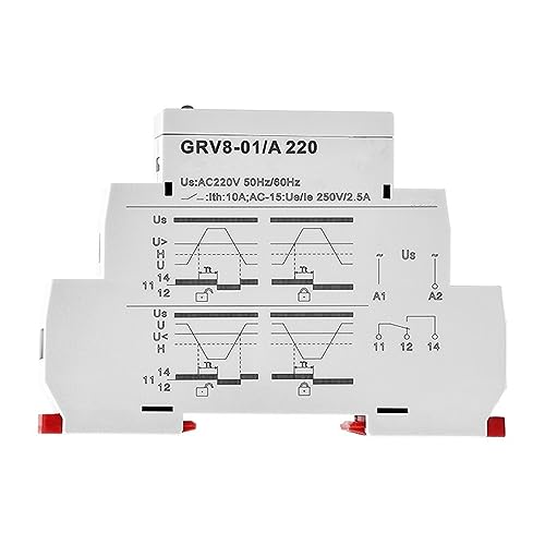 Relais de protection de tension monophasé GRV8-01/02 DC 12V DC 48V AC 220V - 4