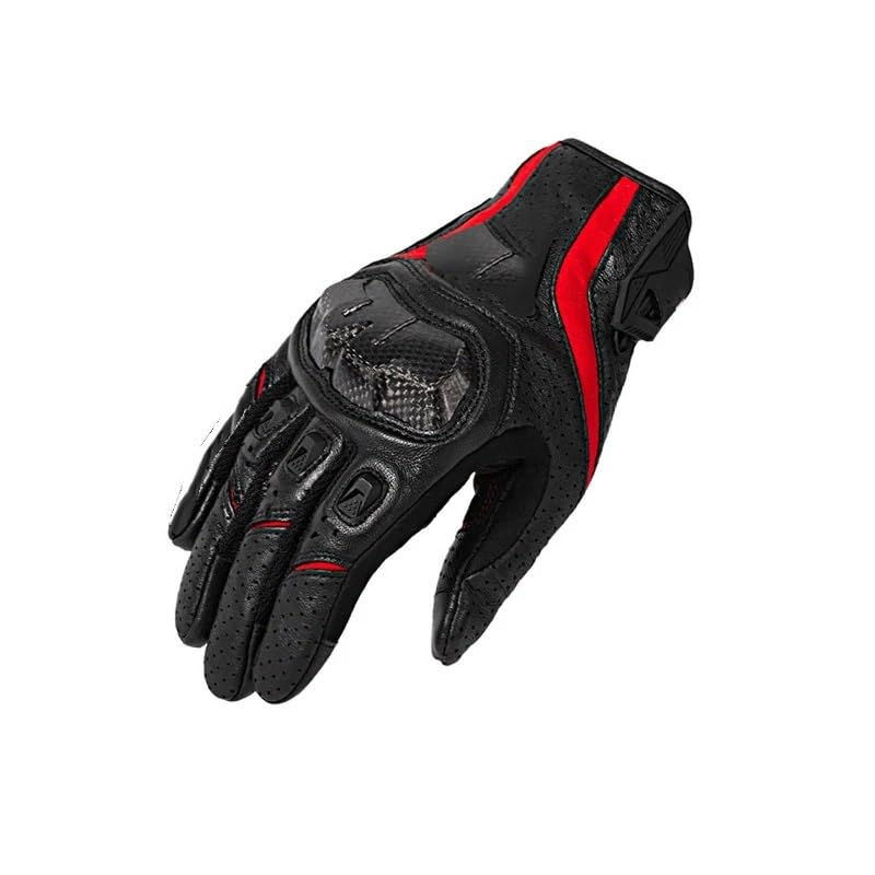 Guanti Moto Guanti da moto traspiranti touchscreen dita intere guanti stagionali con nocche rigide anti-caduta