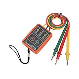 Dioche Tester Ac60v - SM852B Cyfrowy Tester Rotacji 3 Faz - Wielofunkcyjny Miernik Napięcia AC do Wykrywania Fazy Otwartej i Wykrywania - 60~600 V, materiał ABS, Przenośny i Przyjazny dla