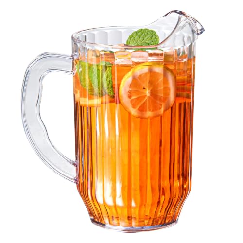 Image of Restaurantware 47 oz Clear Plastic Water Pitcher