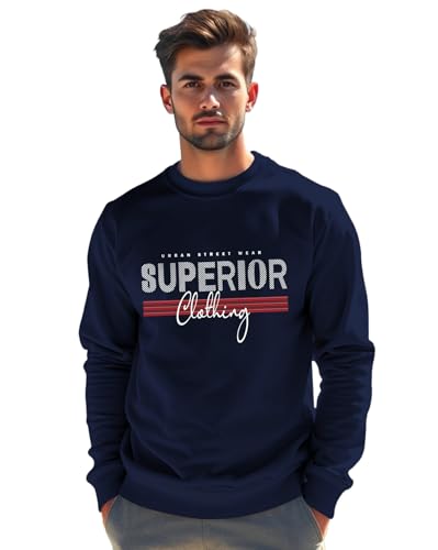 Image of AUSK- Men's Fleece Oversized Printed Sweatshirt