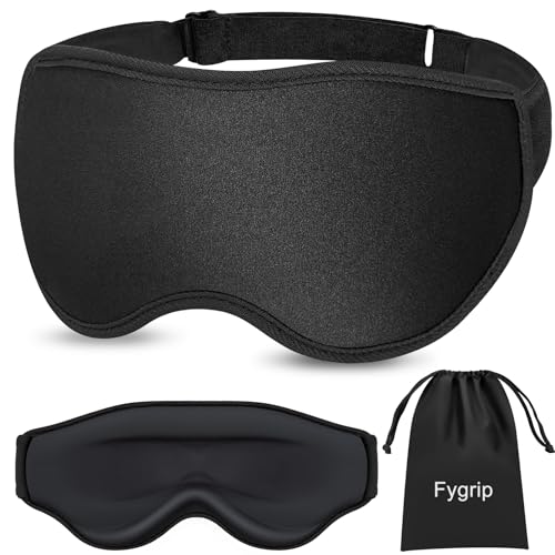Fygrip 3D Eye Mask Sleep Mask for Men & Women, 100%...