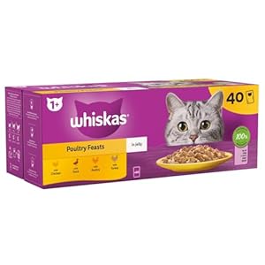 WHISKAS – 1+ Adult Wet Cat Fo...