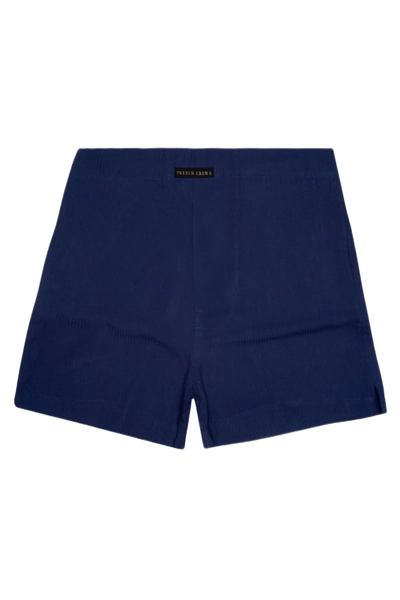 french crown Men's Mirage Blue Dobby Textured Premium Cotton Boxer-picture-20