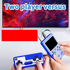 image for HIJJJPS Handheld Game Console , 400 Handheld Classic Games, 3 inch LCD