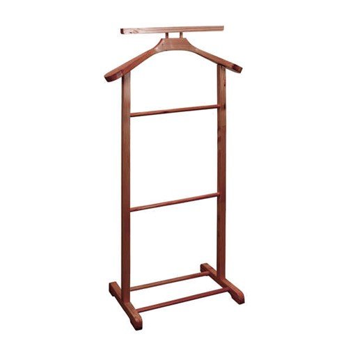 LGV Stand Porte-manteau en bois foncé pour chambre homme mort banquet