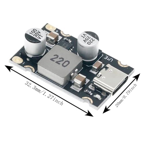 Image of PD65W USB C Fast Charging Module Set, PD3.1 QC3.0 Type-C Power Delivery Board with 5V /9V /12V /15V /20V Output, Adjustable Voltage Charging Circuit for Phones Laptops Power Banks - 3 Pack
