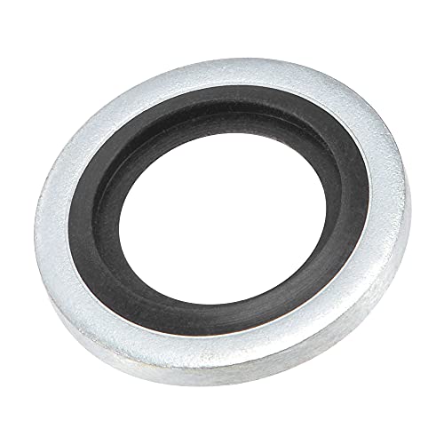 MECCANIXITY Bonded Sealing Washers G1/4 20.5x11.5x2.9mm Carbon Steel Nitrile Rubber Gasket, Pack of 10