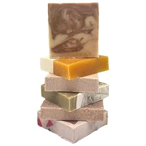 Heavenly Hydration Handmade Bar Soaps for Face and Body, Moisturizing for Dry Skin Relief, Premium Essential Oils, Luxurious Lather, Gift Set, 6 Pack