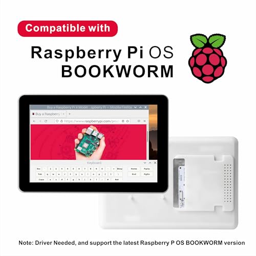 Image of OSOYOO 10.1 inch Raspberry Pi DSI Touchscreen Display | 800x1280 IPS Capacitive Touch | High-Speed 2 /4-Lane MIPI DSI | Easy Driver Setup | Supports Pi 5 /4 /3 /2 | Portable All-in-One Workstation