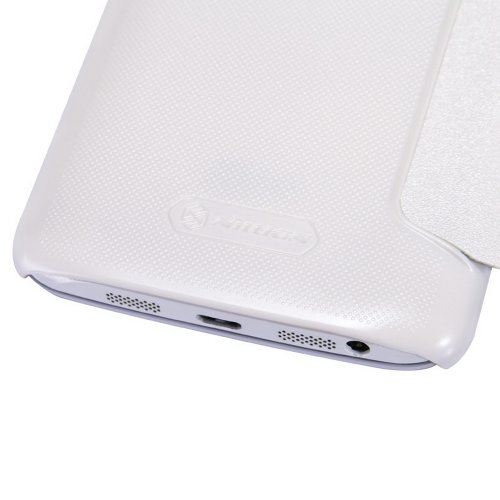 Blanco Funda Case y Protector de Pantalla Para LG G2 D802 (sólo es compatible con LG G2 / no es compatible con LG G2 Mini) Nillkin NK30070